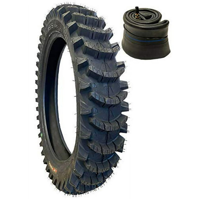 Scoop36 110/10018 Sand Mud Dirt Bike Tire with Heavy Duty 2.5mm Inner