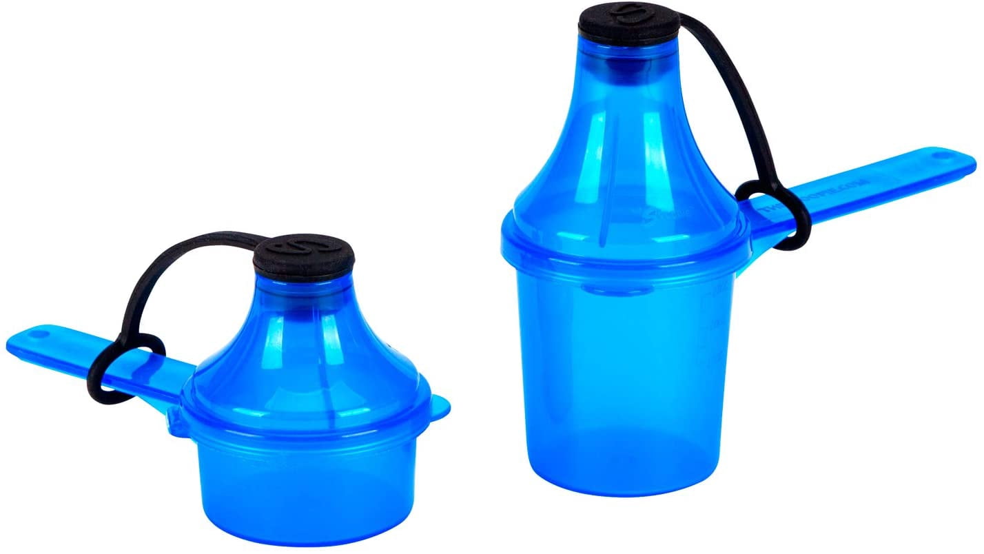 Non-Spill Scoop Funnel For Protein Powder - Mess-Free Powder Scooper For Water Bottles & Shakers