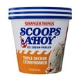 Scoops Ahoy Triple Decker Extravaganza Ice Cream Pint 14oz Stranger