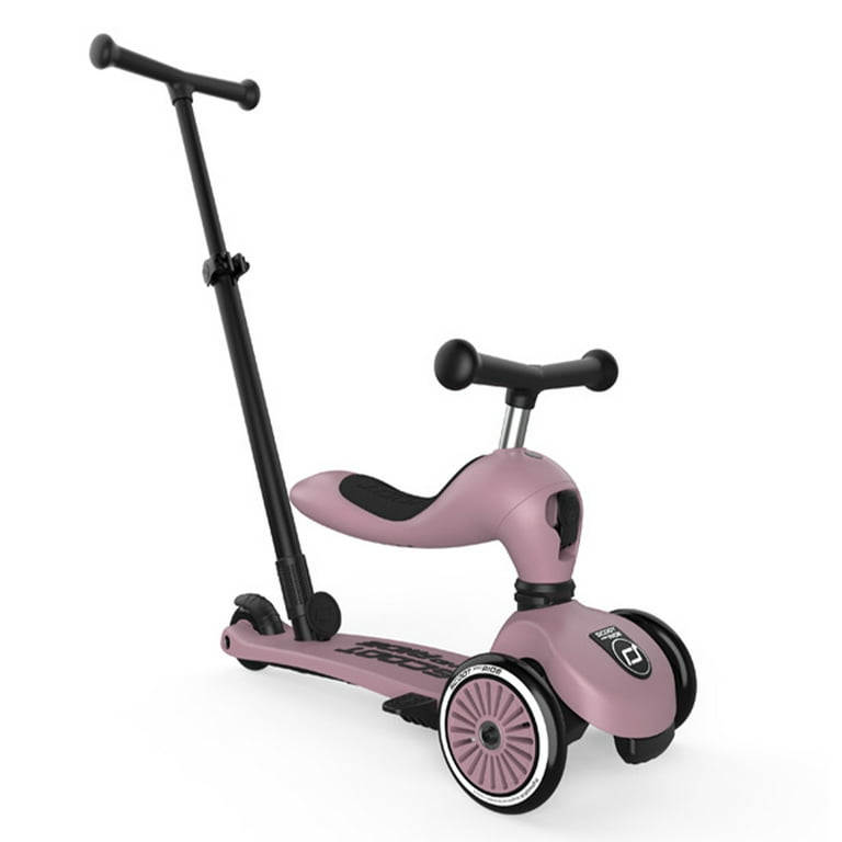 Scoot & Ride 2-in-1 Kid Scooter Push Bar Highwaykick 1 Push & Go