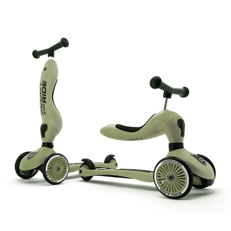 【sally】SCOOT AND RIDE HIGHWAYKICK1 Scoot & Ride 2-in-1 Ride-On & Stand Scooter, Ages 1-5