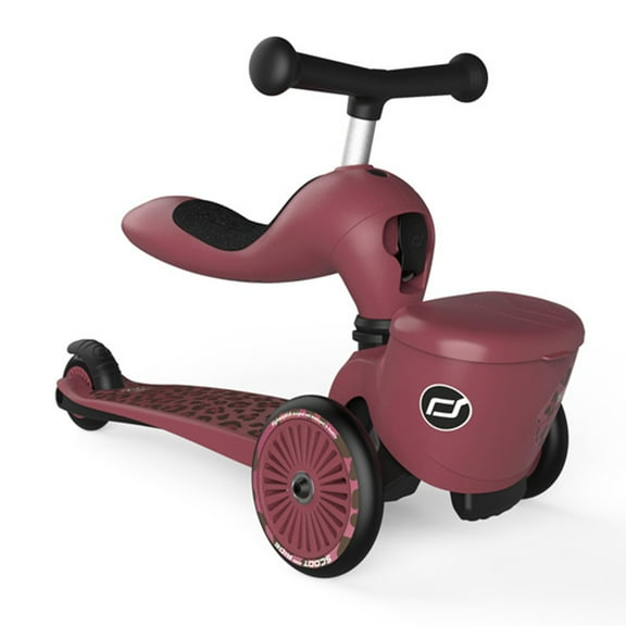 Scoot & Ride 2-in-1 Scooter w/ Basket, Highwaykick 1 Lifestyle, Wildcat