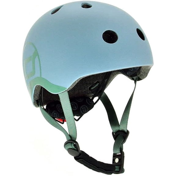 Scoot & Ride Kids XXS Adjustable Safety Helmet with LED Light, Ages 1-5 Years