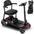 thumbnail image 1 of ScootNGo Lite 39 lbs Ultra-Lightweight Foldable Mobility Scooter for Seniors, 4-Wheel Electric Travel Scooter, Airline Approved, Red, 1 of 13
