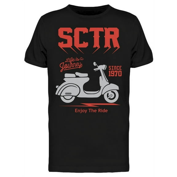 Scooter 1970 T-Shirt Men -Image by Shutterstock, Male Medium