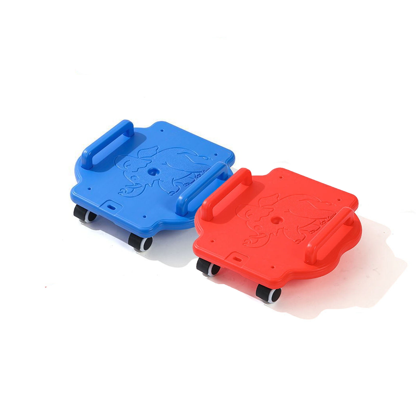 Scooter Board with Handles, Set of 2 MultiColored, Fun Sports