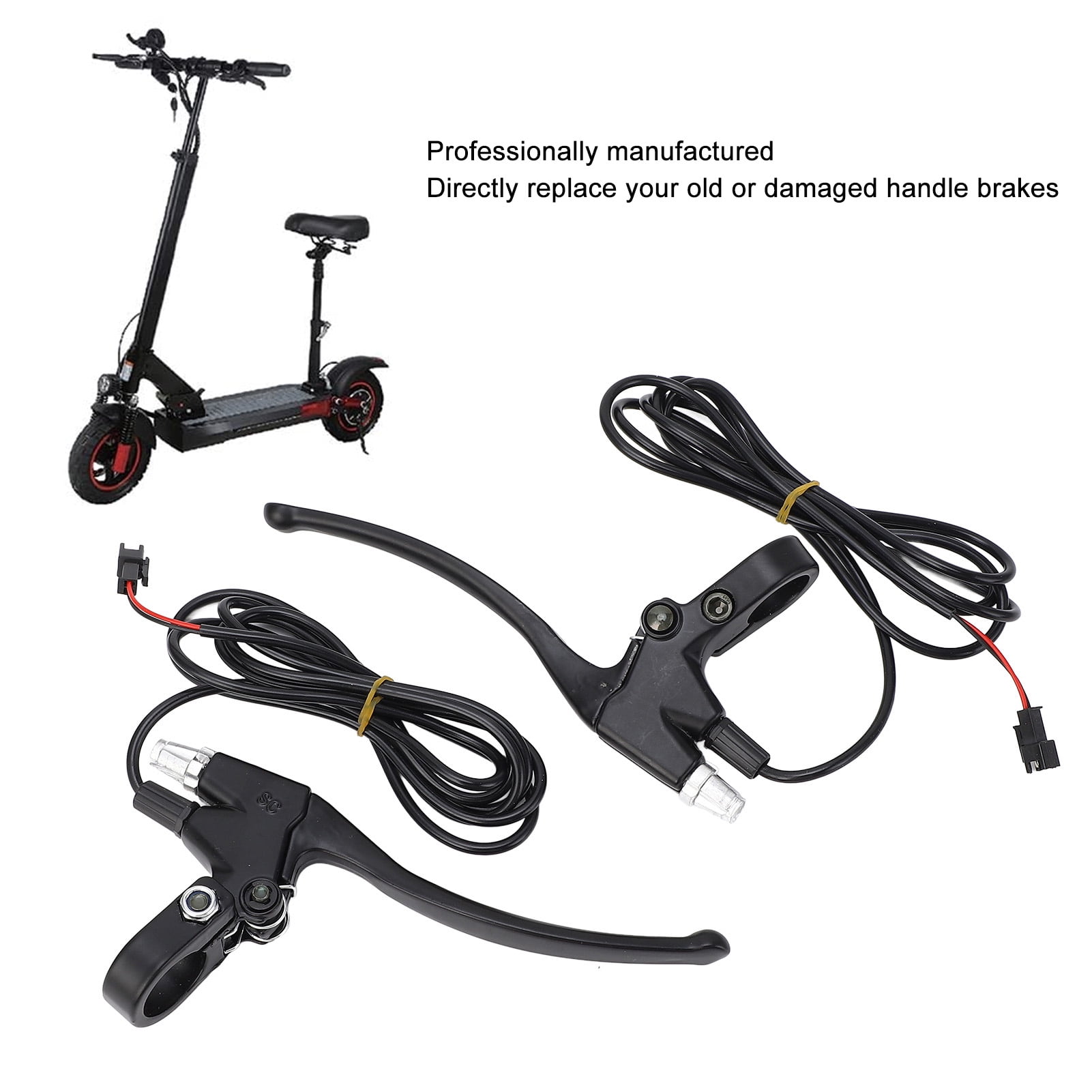 TABLZONE 2Pcs Motorcycle Brake Clutch Lever Set Black Aluminum Alloy For Smooth Control