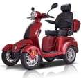 thumbnail image 1 of Scooter Secure 4-Wheel Mobility Scooter with Charger, Basket & Cup Holder, Red,, 1 of 10
