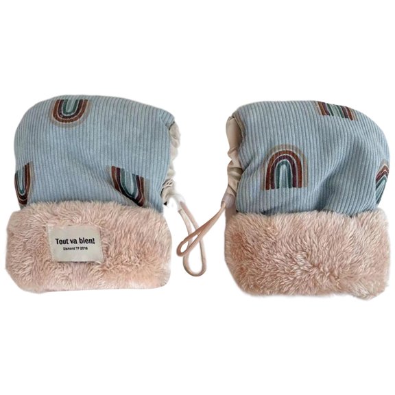 Scooter Handlebar Muffs Comfortable & Versatile Kids Winter Gloves Multi-Purpose Gloves for Kids No More Lost Gloves