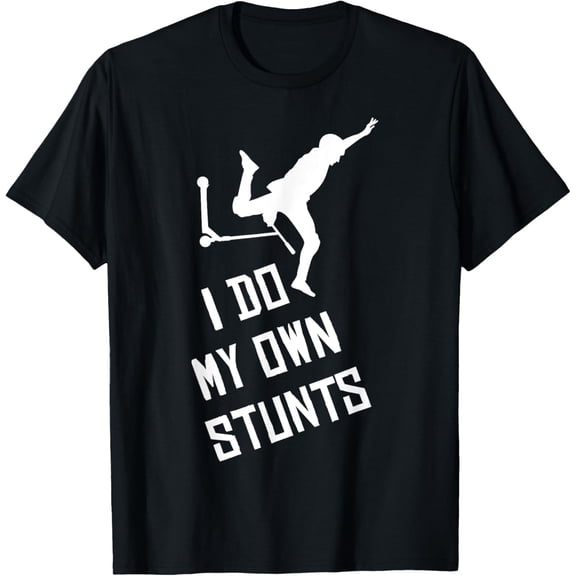 Scooter I do my own Stunts Scooter Gift for Boys Kids T-Shirt