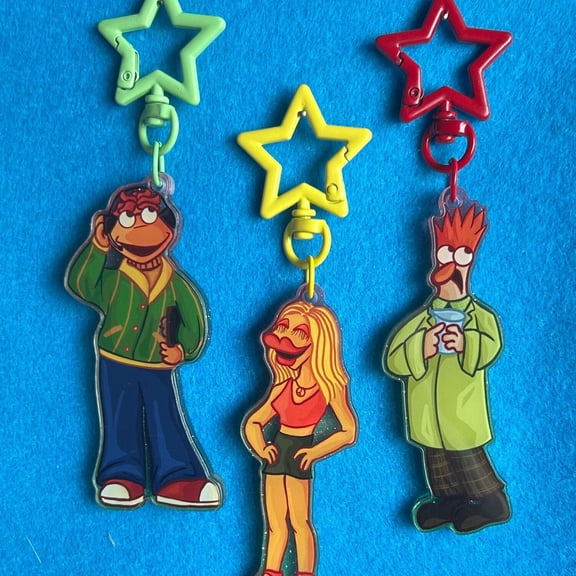 Scooter Janice Beaker Muppets Acrylic Keychain (1 keychain)