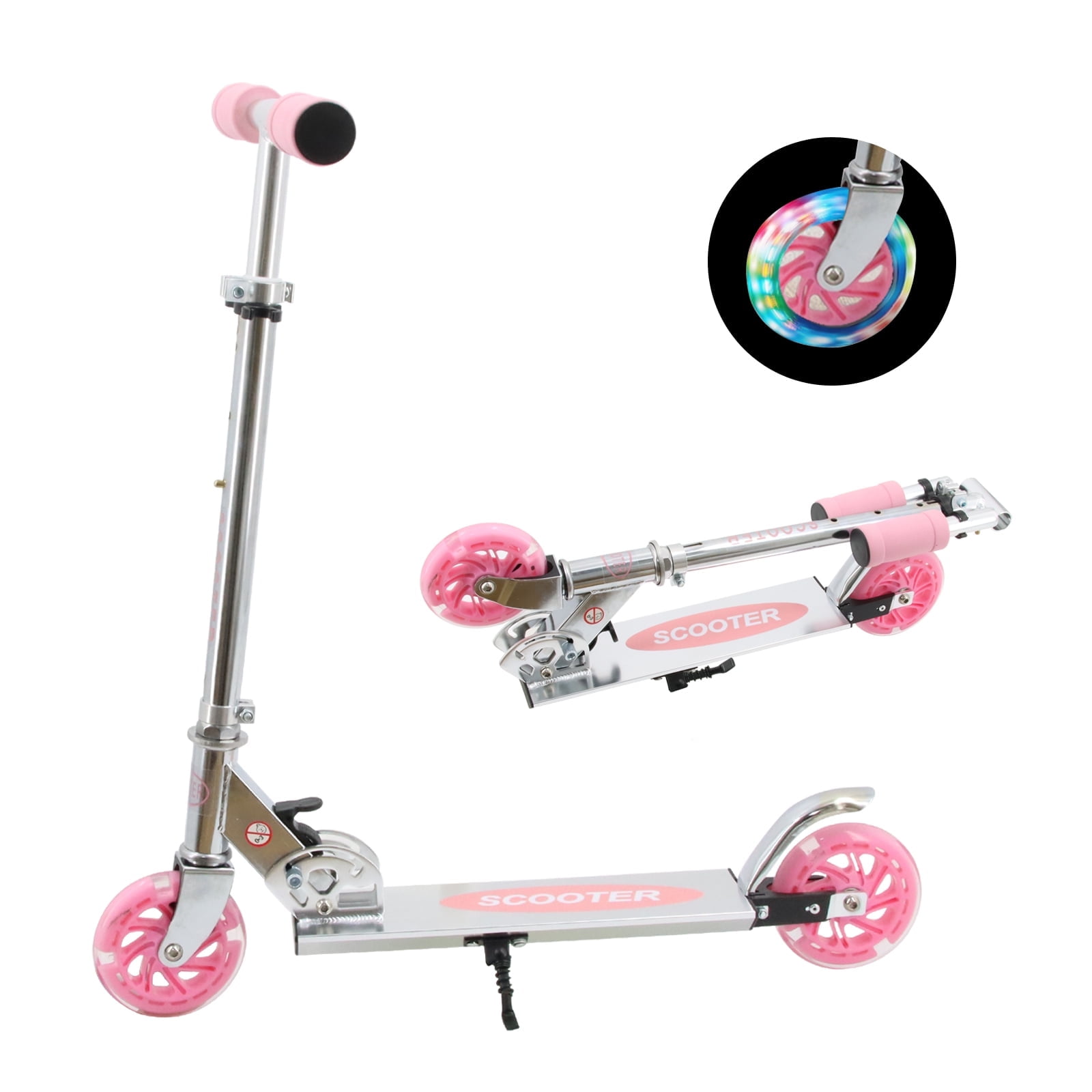 Scooter for Kids Ages 6-12 - Kids Kick Scooters with Led Light Up