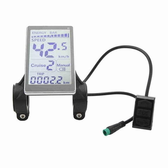 Scooter LCD Panel Screen, 24V 36V 48V 60V Electric Bike LCD Display  For 31.8mm 22.2mm Handlebars