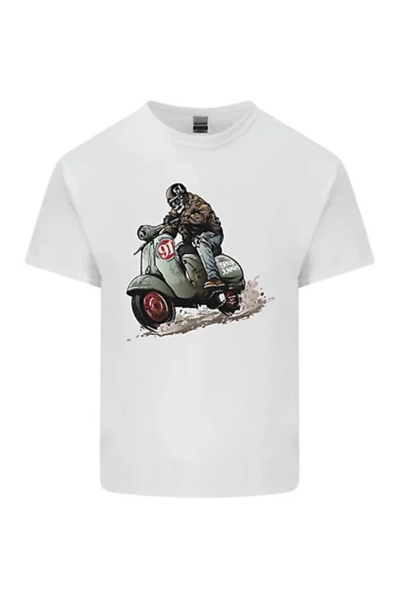 Scooter MOD Moped Motorcycle Biker T-Shirt