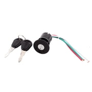 Scooter Motorcycle Electric Bike 3 Wires Ignition Switch Lock w 2 Keys