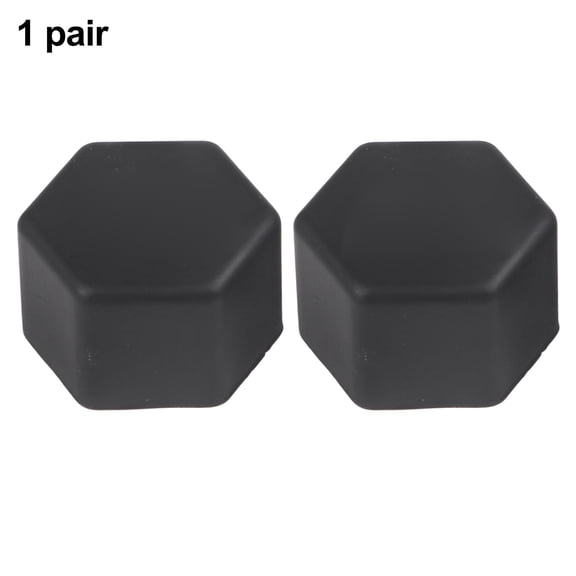 Scooter Nut Stopper Decorative Cover Set, Plastic Accessories for Kukirin for G2 and for Master Electric Scooters for Motor Shaft and Rocker Shaft Protection, Black, 2-Pack(Rocker Shaft)