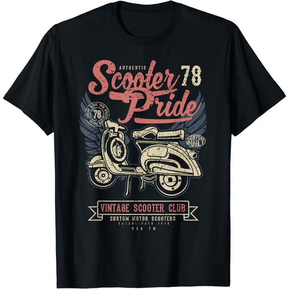 Scooter Shirt Scooter Pride Vintage Scooter Club Vintage
