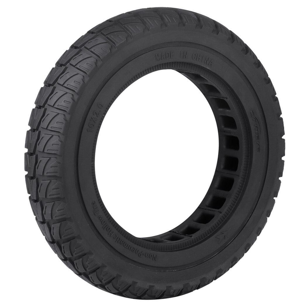 Scooter Solid Rubber Tire, 10×2in Shock Absorption Tire