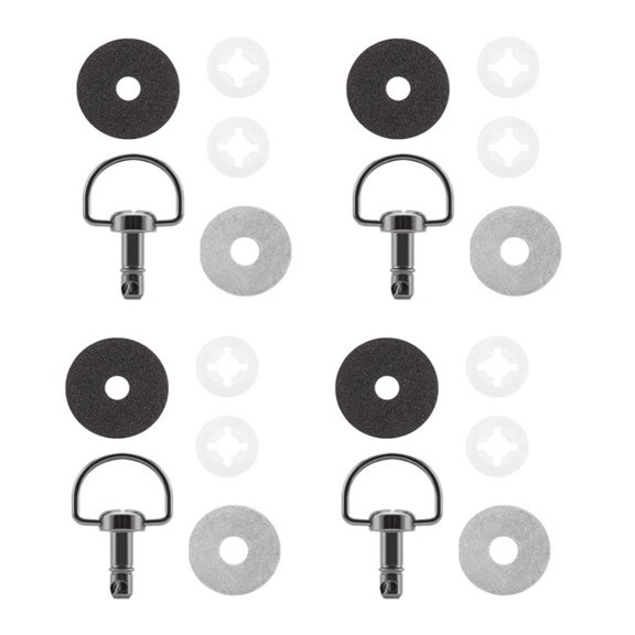 Scooter Street Motorcycle 14mm 19mm Quick Releases D-rings Turn Clip Race Fairing Fastener Universally Fitment