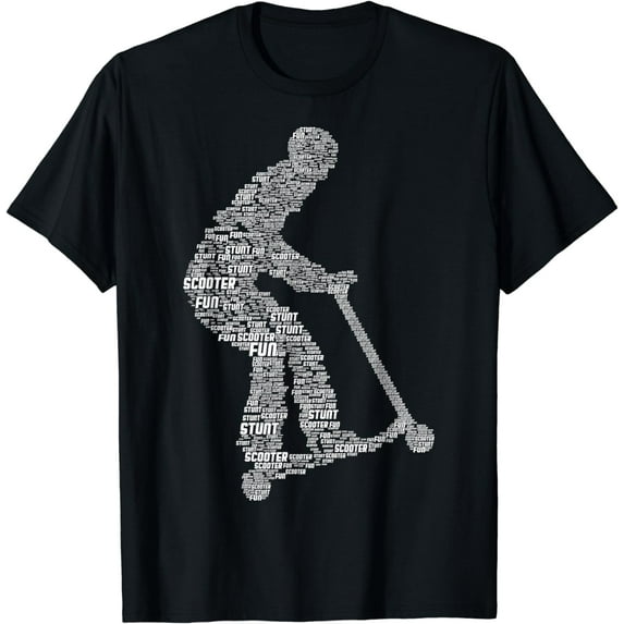 Scooter Stunt Tricks E-Scooter Rider Boys Kids T-Shirt