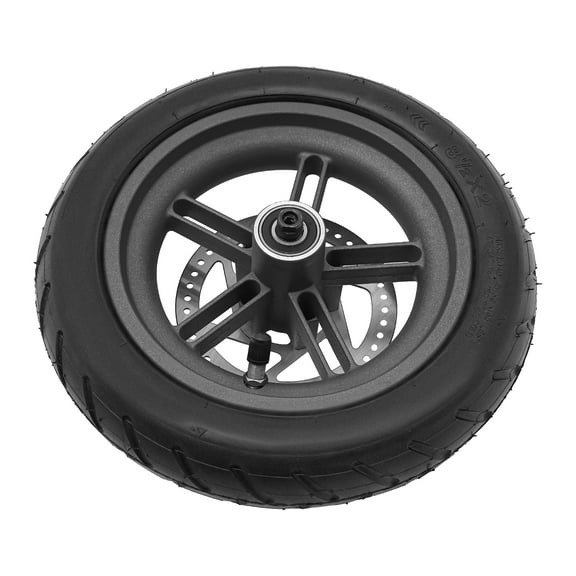Scooter Wheel Set Sturdy Aluminum, Silent Performance, Disc Brakes for Safe Riding