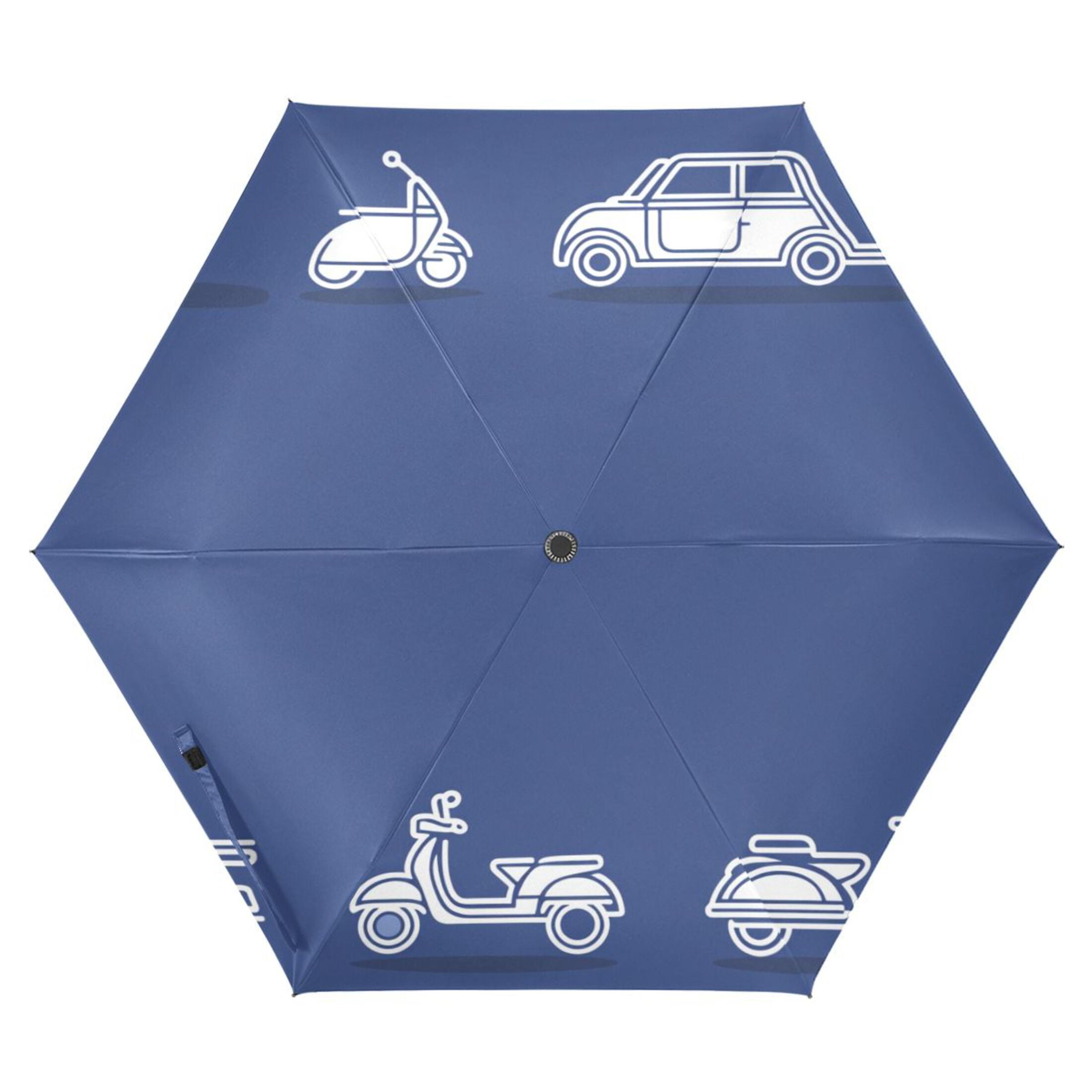 Scooter and Car Designs UV50+ Sunscreen Portable Umbrella, Waterproof, Ultra Lightweight 240g