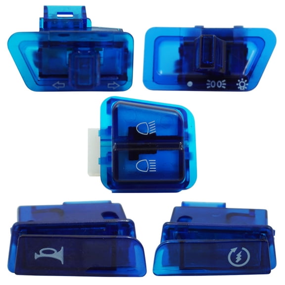 Scooters Motorcycle Switches Includes Headlight High Low Beam Turn Signals Dimming Horn Control for Easy Installation