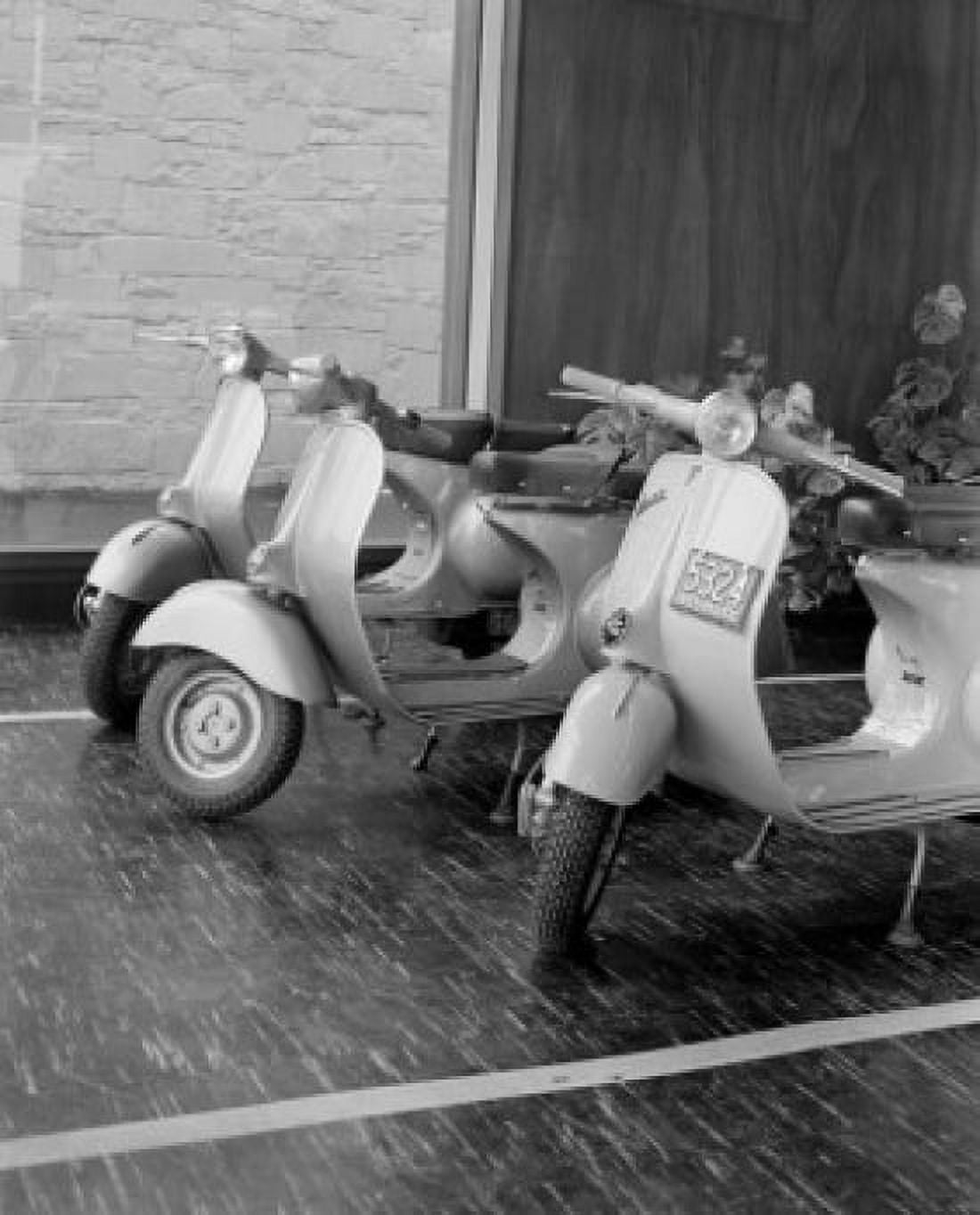 Scooters on commercial display Canvas Art - (24 x 36)
