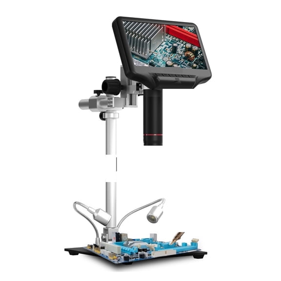 Scope 7inch LCD Display Industrial Digital Electronic Maintenance Magnifying S 270X ,Versatile Design