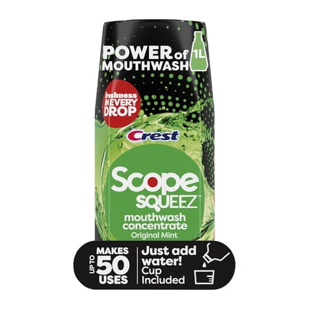 Scope Squeez Mouthwash Concentrate  Original Mint (Pack of 32)