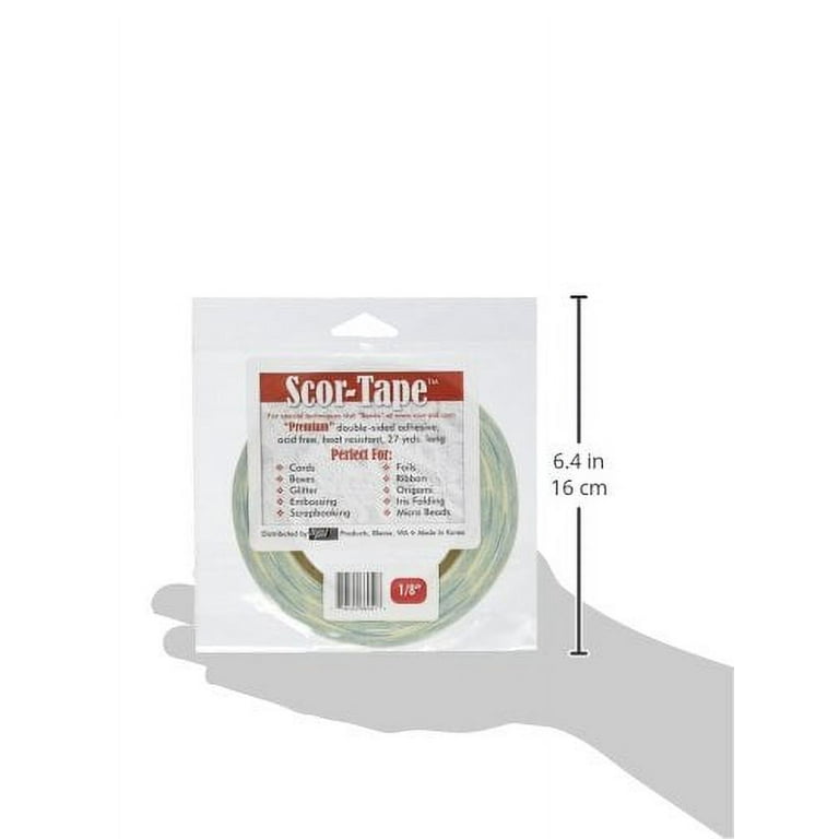 Scor-Tape Double Sided Adhesive 1/8 Roll