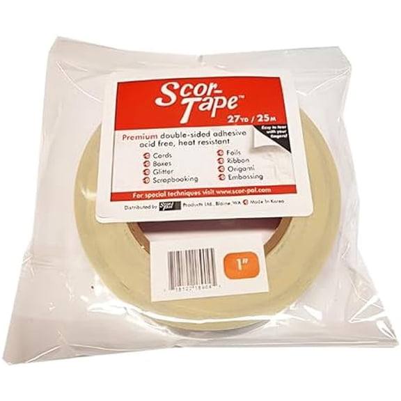 Scor Tape, 1-Inch by 27-Yard (SP207)