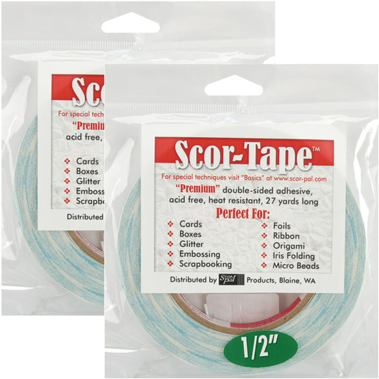 Scor-Tape .5X27yd, Multipack Of 2- 