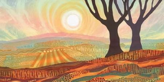 Scorched Earth Canvas Art - Rebecca Vincent (10 x 20)