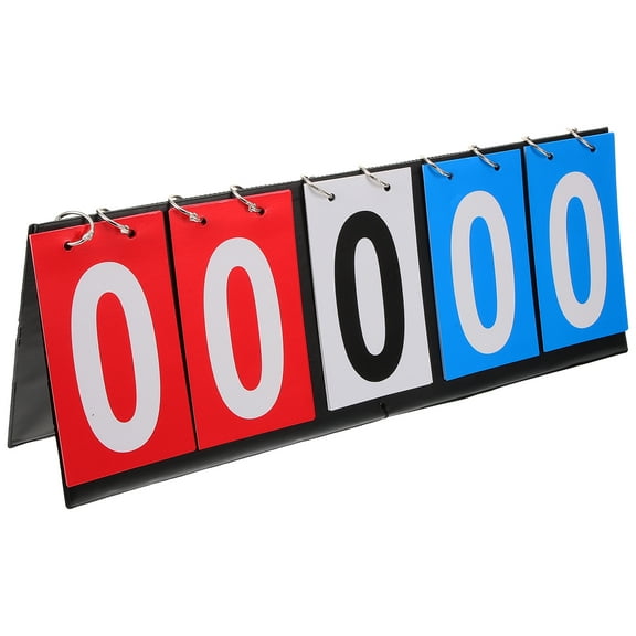 Raindrops Flip Scoreboard for Basketball Soccer and Tennis Games Durable Stable Material
