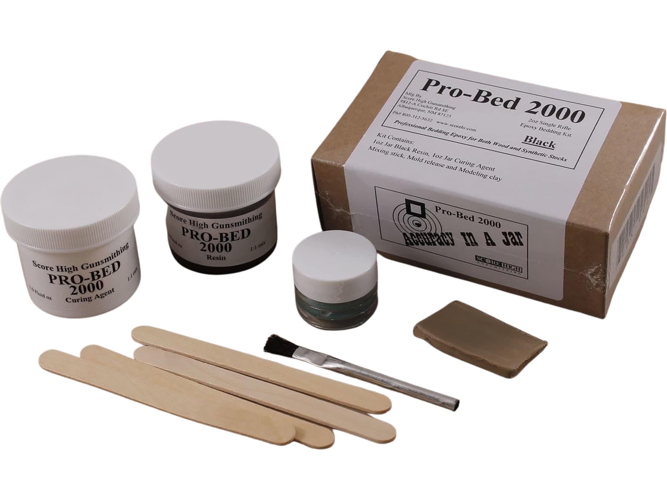 Score High Pro-Bed 2000 Single Rifle Bedding Kit Black 2 oz
