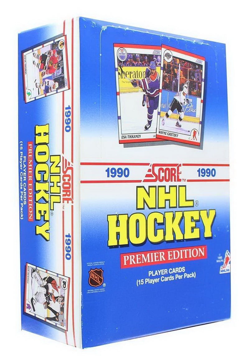 Just ripped a 1990 pack of Score premier edition hockey cards : r