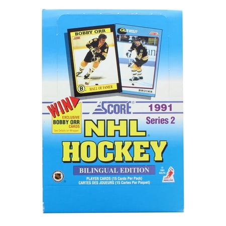 NHL 1991-92 Score Hockey Series 2 Bilingual Wax Box