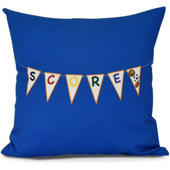 Score! Word Print Pillow