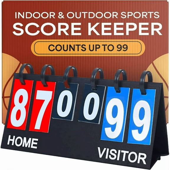 Scoreboard/Score Keeper for Indoor & Outdoor Sports - Ping pong/Basebal