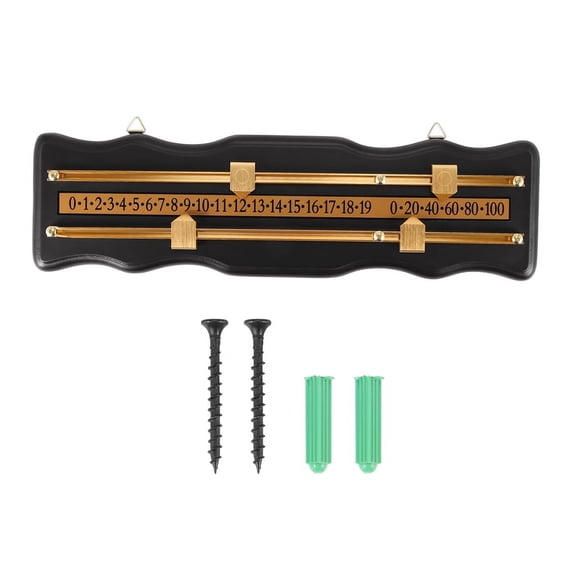 Scoreboard Snooker Stained Wood Score Board Black