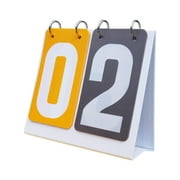 - Scoreboard, flip number scoreboard, counter for coaches, outdoor games Yellow Grey