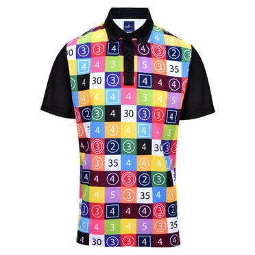 Scorecard Mens Golf Polo Shirt by ReadyGOLF
