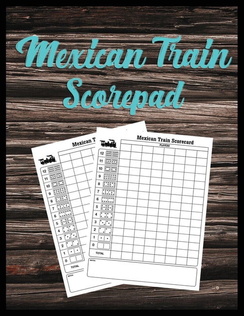Scorecards: Mexican Train Scorepad: Scorecard Book Score cards for ...