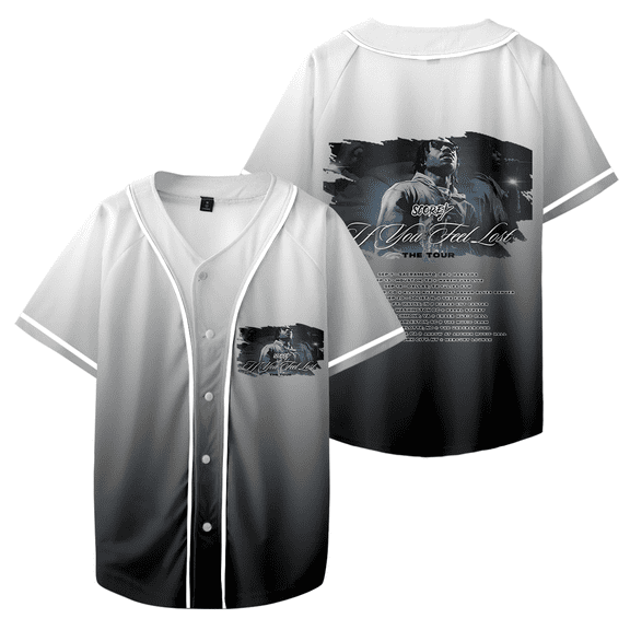 Scorey If You Feel Lost The Tour Baseball Jersey Merch Baseball Uniform T-Shirt Men/Women Baseball Shirts Streetwear