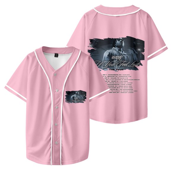 Scorey If You Feel Lost The Tour Baseball Jersey Merch Baseball Uniform T-Shirt Men/Women Baseball Shirts Streetwear