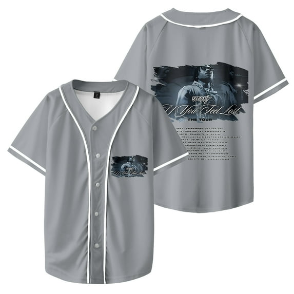 Scorey If You Feel Lost The Tour Baseball Jersey Merch Baseball Uniform T-Shirt Men/Women Baseball Shirts Streetwear