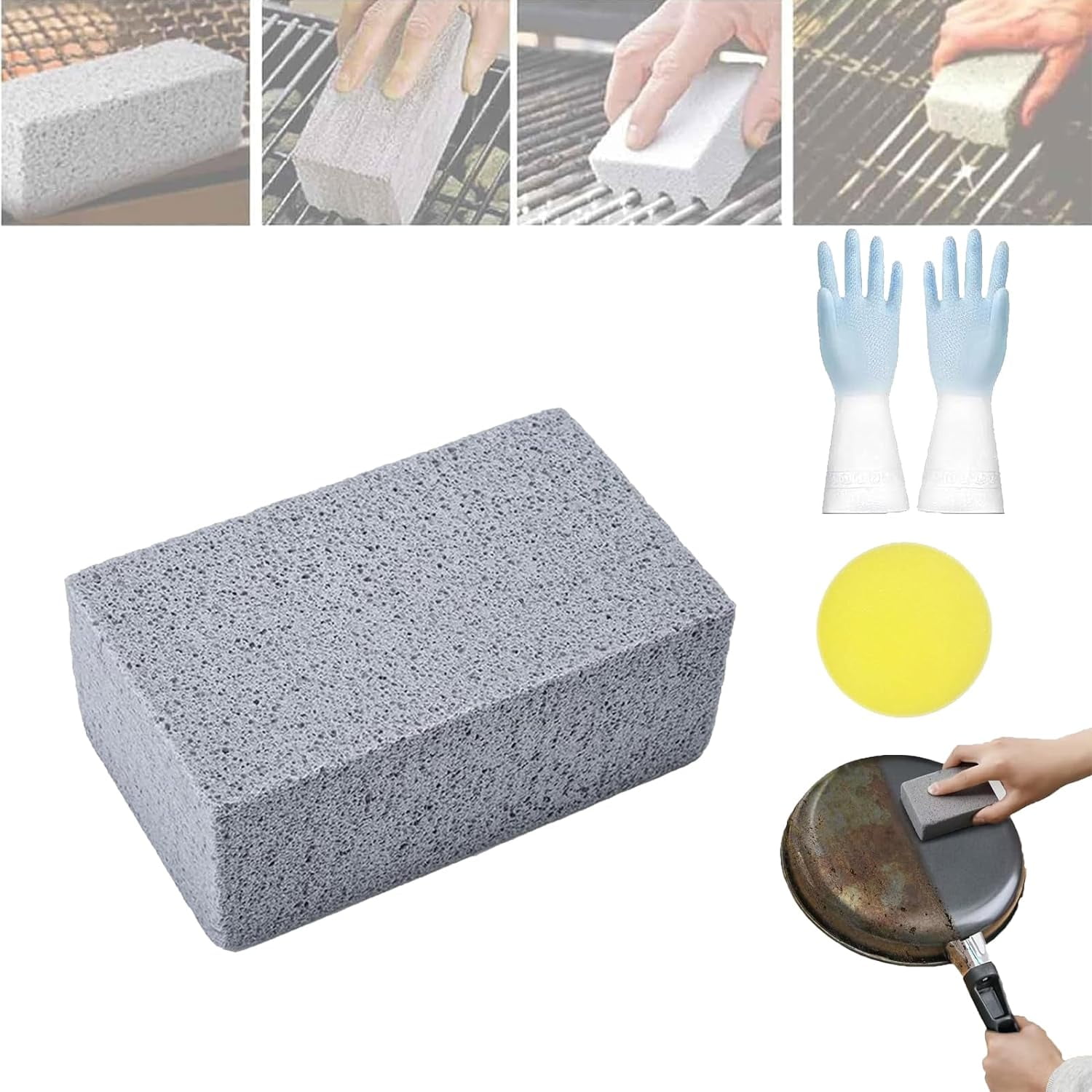 Scoring Stone for Oven Cleaning, Oven Cleaner Heavy Duty, Scoring Stone