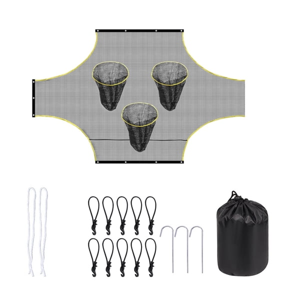 Scoring Training Equipment Shots Targets Net Football Training Net Soccer Net Soccer Targets Sheet with Scoring Zones