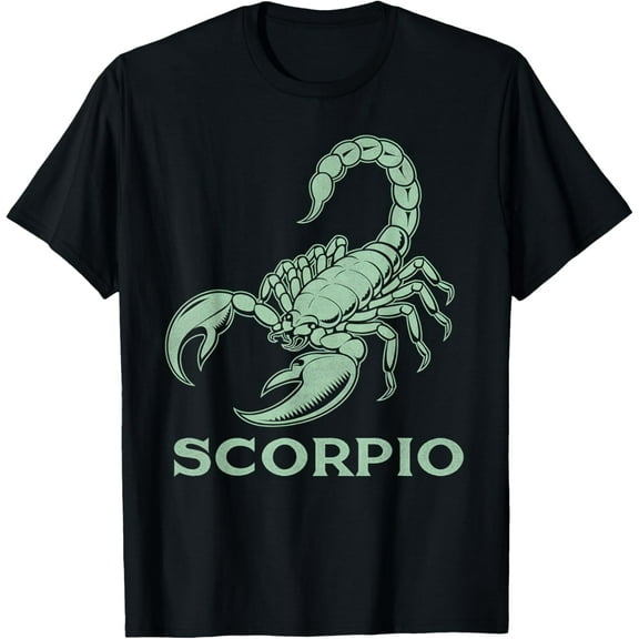 Scorpio Art Astrology Horoscope Birthday Zodiac Sign T-Shirt
